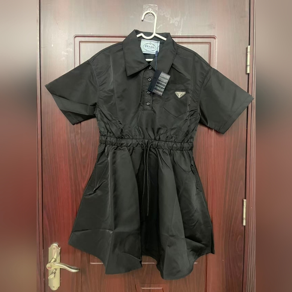 Prada Black Short Sleeve Dress